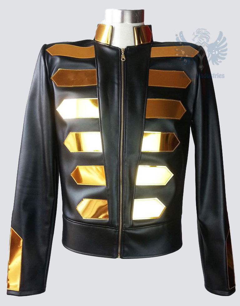 black-gold-fashion-leather-jacket-gothic-unisex-nightclub-leather-jacket