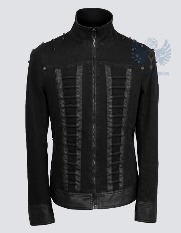 men-black-denim-zipper-jacket-with-studs-men-gothic-jacket
