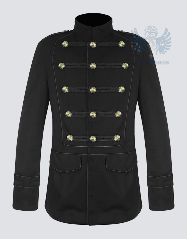 mens-black-military-jacket-goth-steampunk-vintage-pea-coat